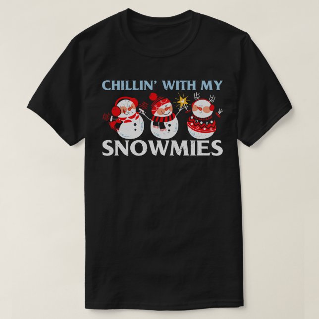 T-shirt Avec Mes neiges 5 (Design devant)