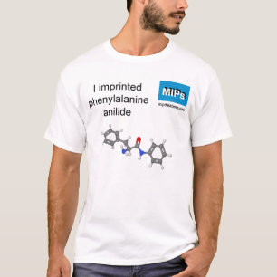 T-shirt avec molécule anilide phénylalanine