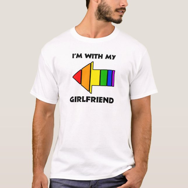 T-shirt Avec mon amie (Devant)