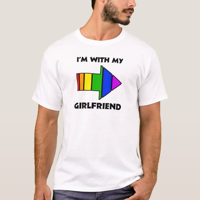T-shirt Avec mon amie (Devant)