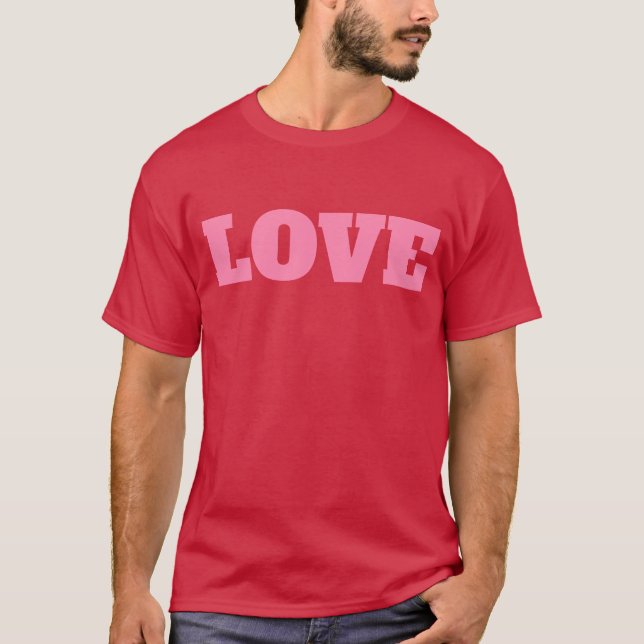 T-shirt avec monogramme "AMOUR" (Devant)