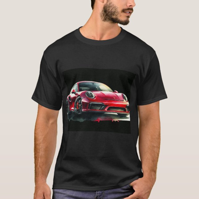 t-shirt avec olidtimer (Devant)
