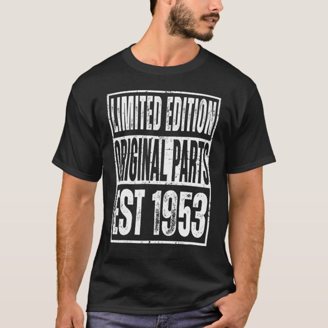 T-shirt Avec Original Part Est 1953 69e anniversaire (Devant)