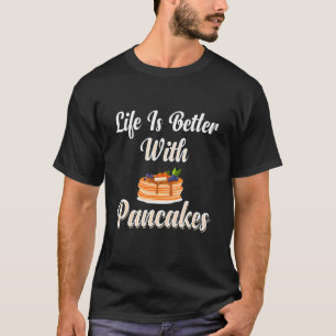 T-shirt Avec Pancakes Pancake Maker Hommes Frère Femme