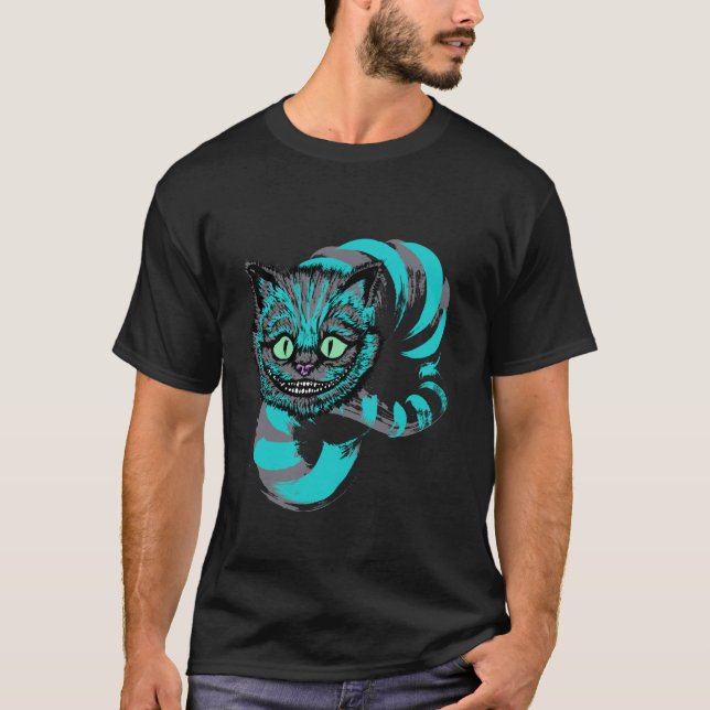 t-shirt avec peinture du Chat du Cheshire dans Won (Devant)