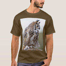 T-Shirt avec photo de Grand-duc d'Amérique