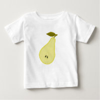 T-shirt avec poire mignonne