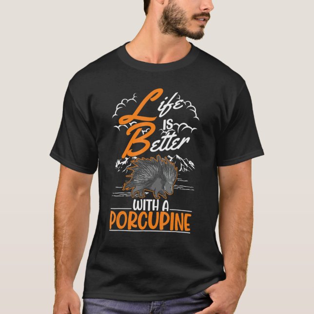 T-shirt avec Porcupine (Devant)