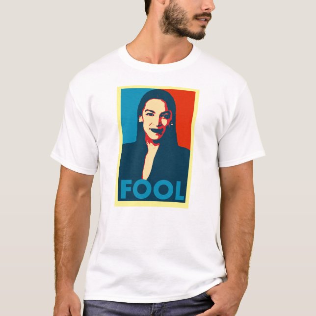 T-shirt avec poster de l'AOC idiot (Devant)