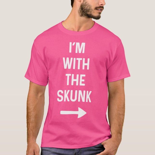 T-shirt Avec Skunk Funny Pour Halloween (Devant)