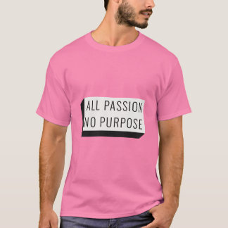 T-shirt avec slogan drôle mais nihiliste