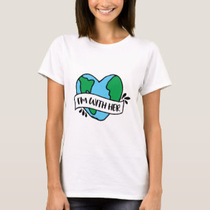 T-shirt Avec Son Icône Écoamicale Happy Earth Clipart Ecof