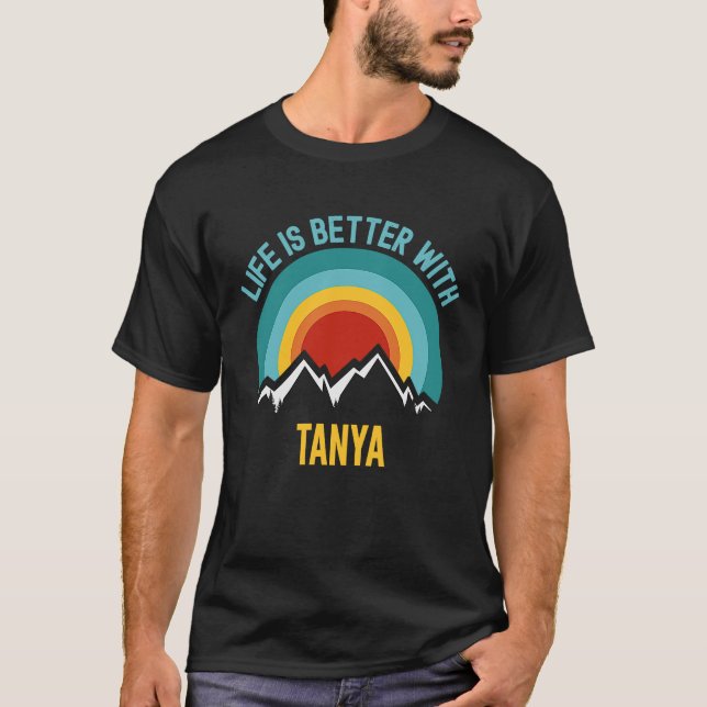T-shirt Avec Tanya Dating Tanya (Devant)