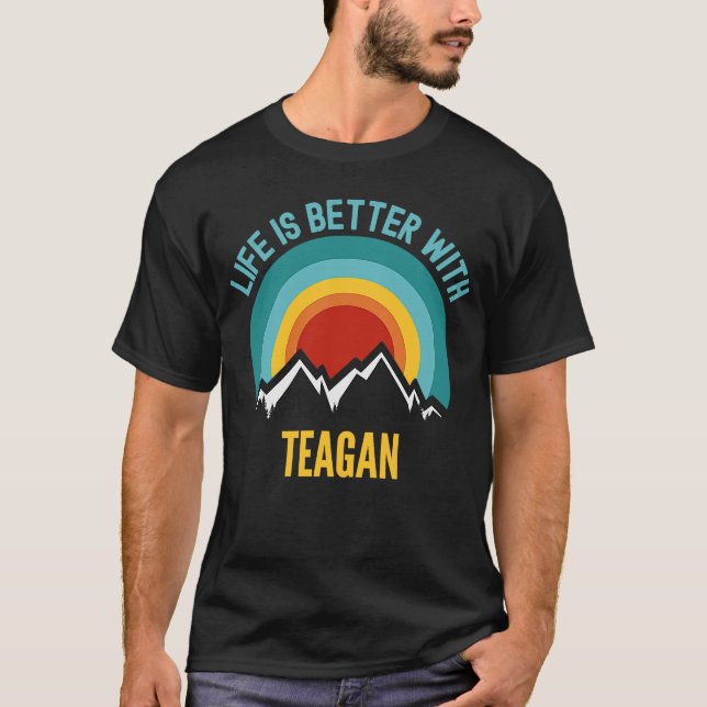 T-shirt Avec Teagan Dating Teagan (Devant)