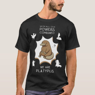 T-shirt Avec Toutes Nos Pouvoirs Combinés, Nous Sommes Pla