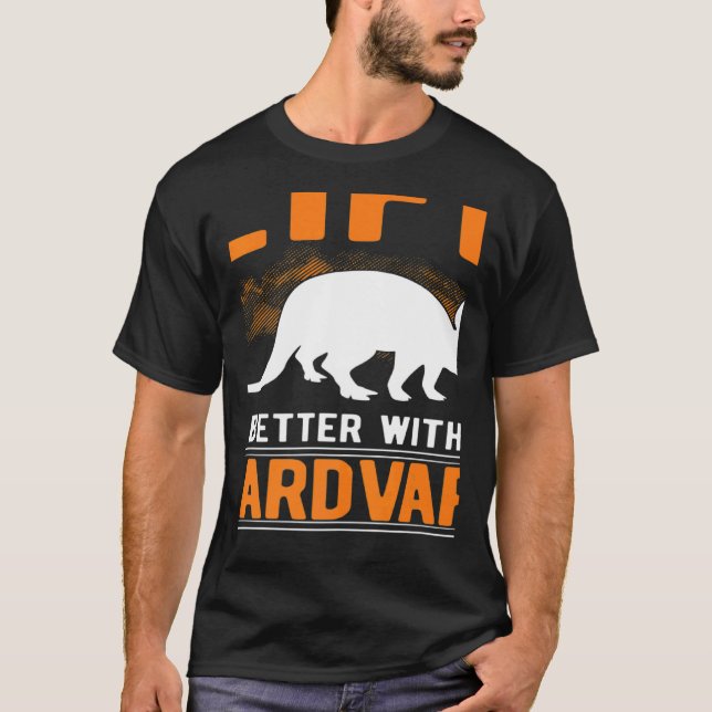 T-shirt avec un Aardvark (Devant)