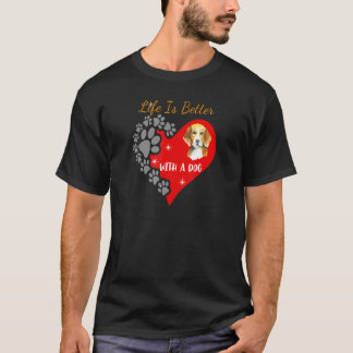 T-shirt Avec Un Beagle De Chien