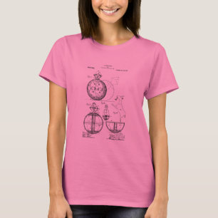 T-shirt avec un dessin de brevet de jouet ancien R