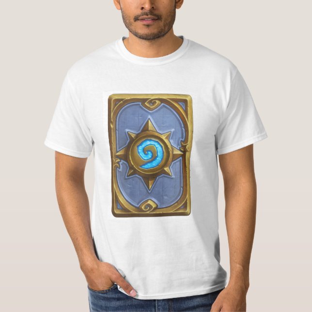 T-Shirt avec un dos de carte Hearthstone (Devant)