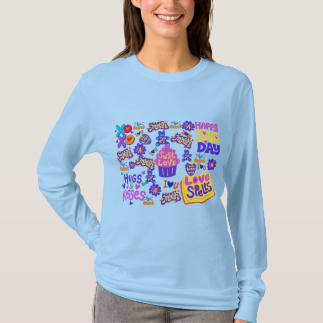 T-shirt avec un joli design. (Devant)