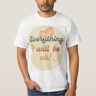 T-shirt avec un joli design de chat