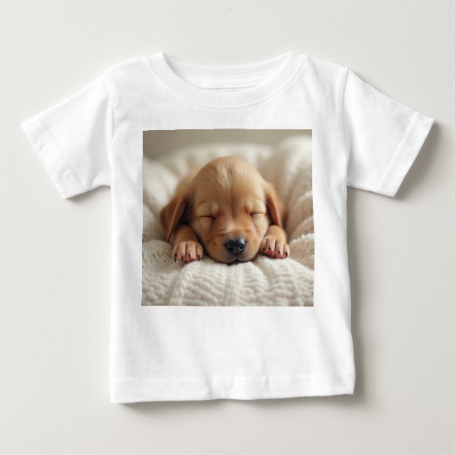 T-shirt avec un mignon chiot dessus (Devant)