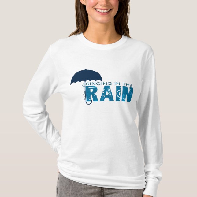 T-shirt Avec un refrain heureux (Devant)