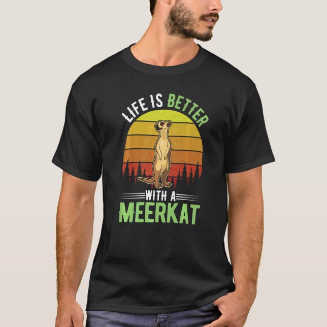 T-shirt avec un suricate (Devant)