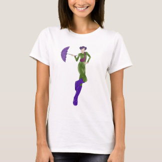 T-shirt avec une impression d'une fille « Cité rêv