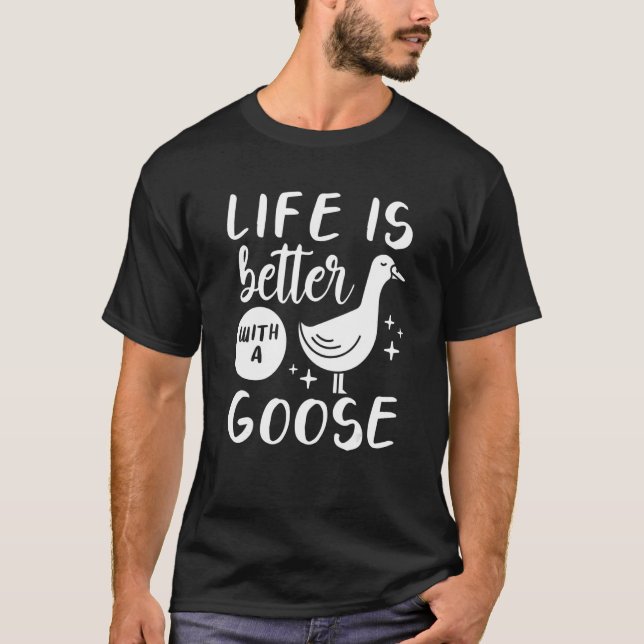 T-shirt Avec Une Oie (Devant)