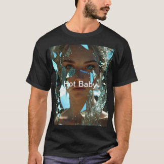 T-shirt avec visage de petite amie