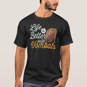T-shirt avec Wombats Marsupial Wombat