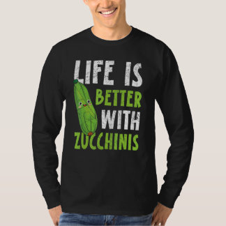 T-shirt Avec Zucchinis Vegetable Vegetable en santé