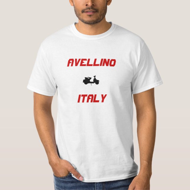 T-shirt Avellino, Italie Scooter (Devant)