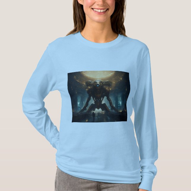 T-shirt Avengers contre Cyborgs : Le choc dans le Nexus te (Devant)