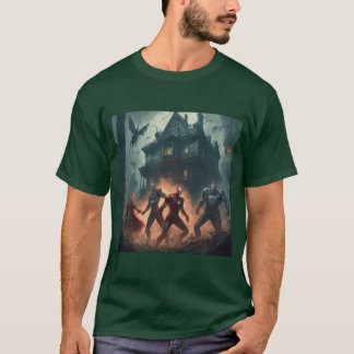 T-shirt Avengers vs Ghosts : Bataille dans la demeure hant