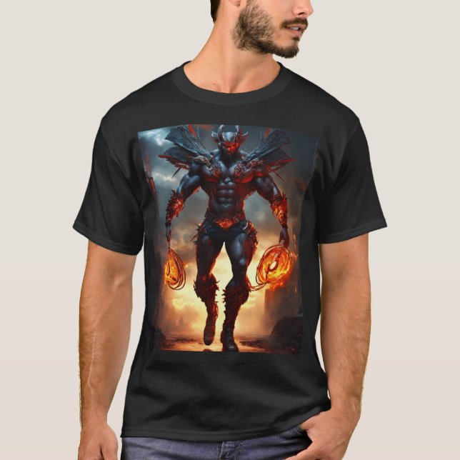 T-shirt "Avengers vs Necromancers : Clash dans les Necropo (Devant)