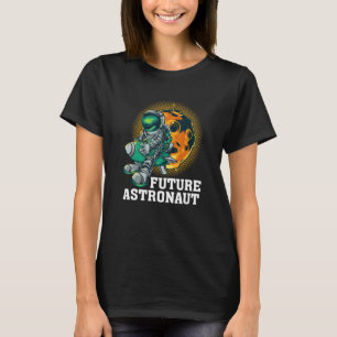 T-shirt Avenir Astronaute Voyageur Galaxie Planètes Espace