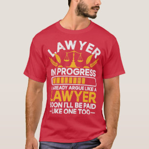 T-shirt Avenir Procureur Funny Droit Étudiant avocat avoca