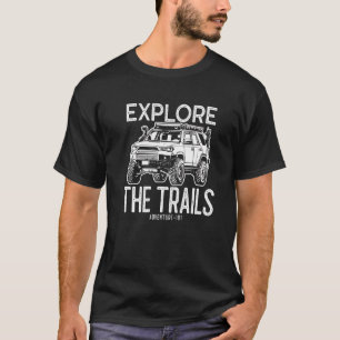 T-shirt Aventure 101 Explorez Les Sentiers 4runner