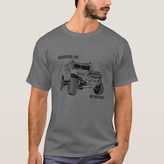 T-shirt Aventure 101 FJ Cruiser (Devant)
