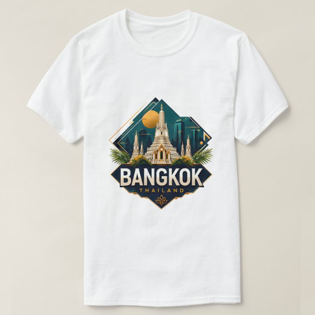 T-shirt Aventure à Bangkok Thaïlande (Design devant)