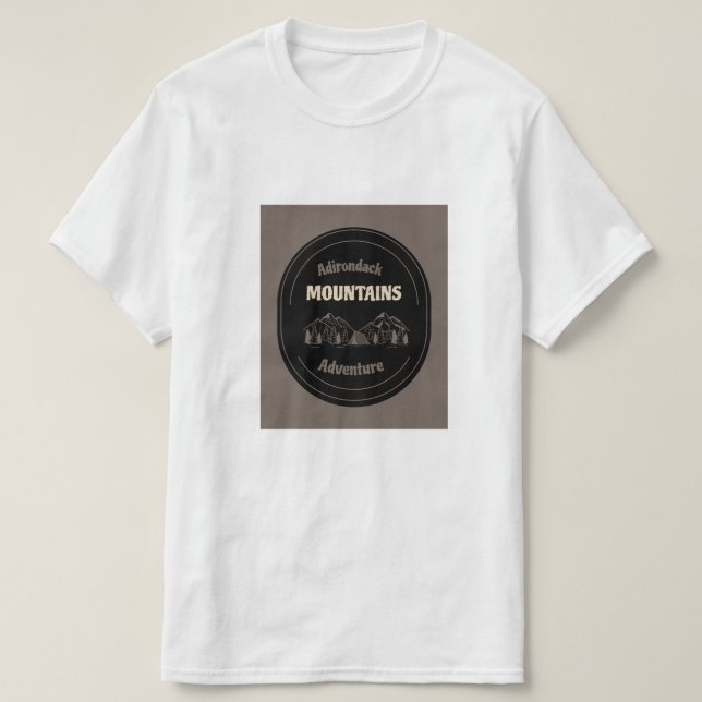 T-shirt aventure Adirondack (Design devant)