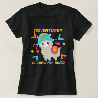 T-shirt Aventure Alpaca Mon Humour Sacs