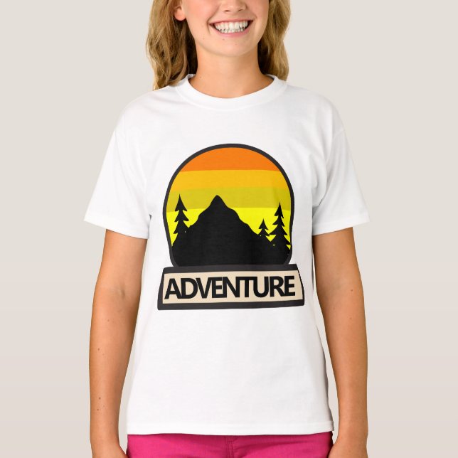 T-shirt Aventure Attend (Devant)
