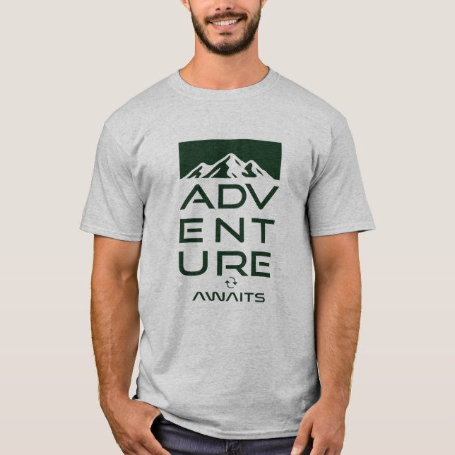 T-shirt Aventure Attend (Devant)