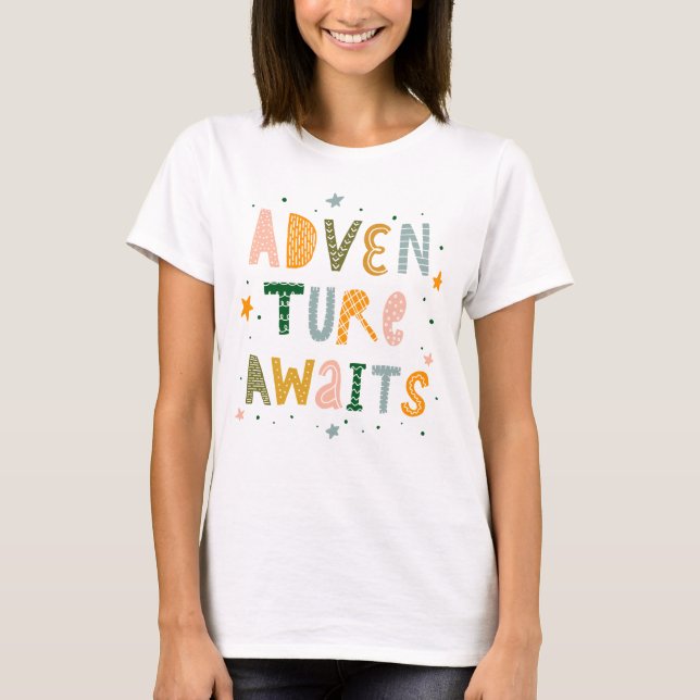 T-shirt Aventure Attend (Devant)