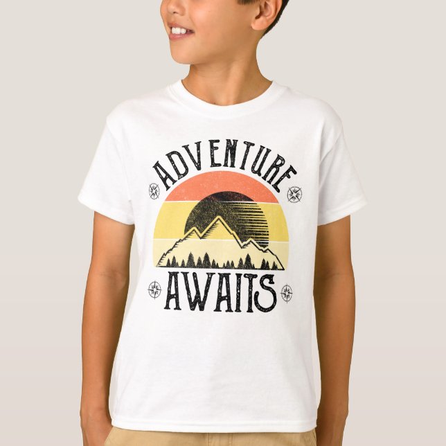 T-shirt Aventure Attend (Devant)