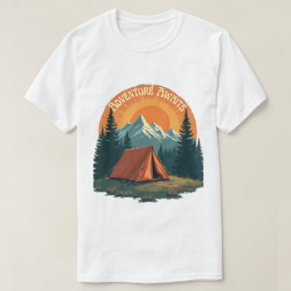 T-shirt Aventure Attend - Dans le Far