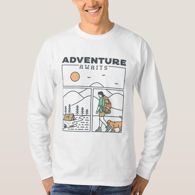 T-shirt Aventure Attente 1 (Devant)